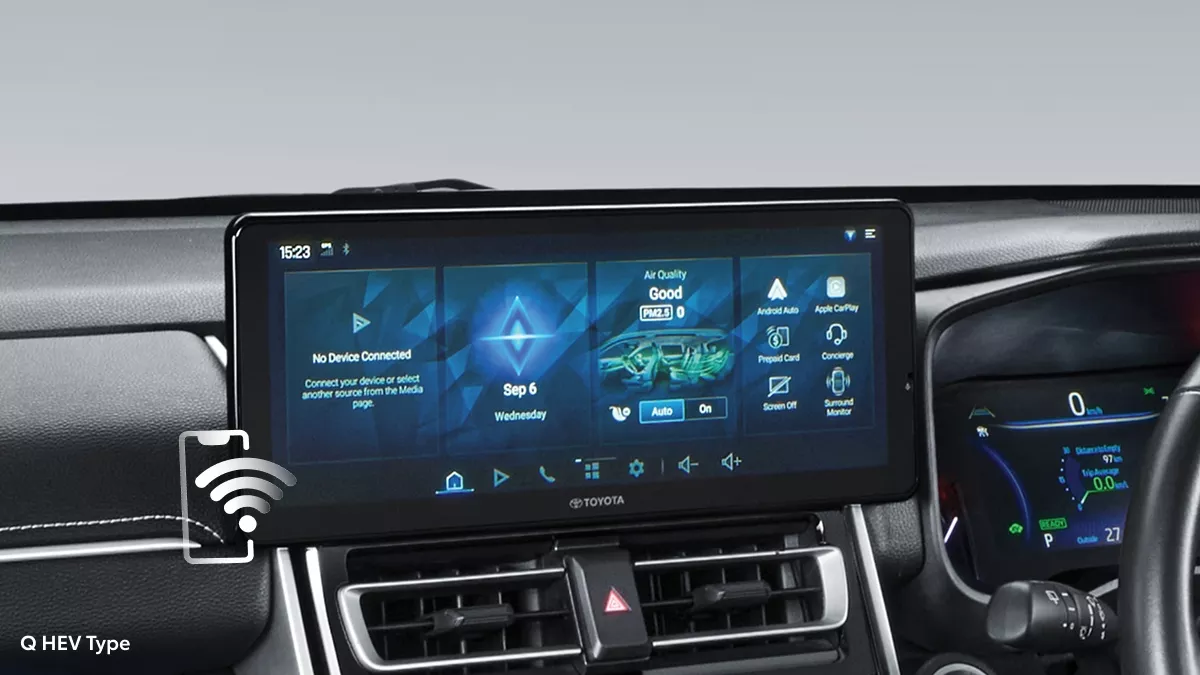 New 12.3' Head Unit with In-Car Wifi & Entertainment System